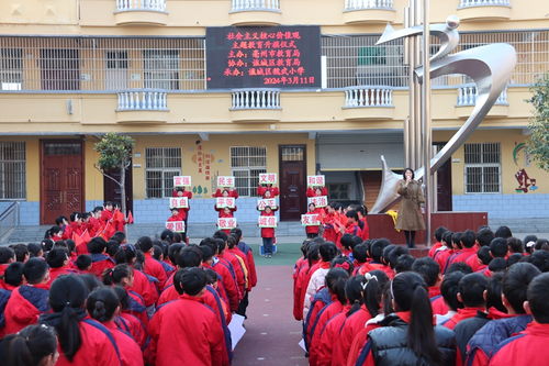谯城区魏武小学开展主题教育升旗仪式