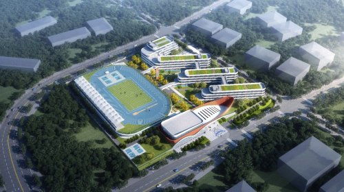 重庆北碚区作孚小学项目主体结构顺利封顶